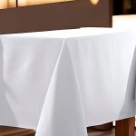 Manteles blancos para hostelería